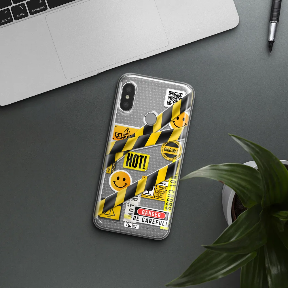 Be Careful Xiaomi Redmi 6 Pro Clear TPU Case