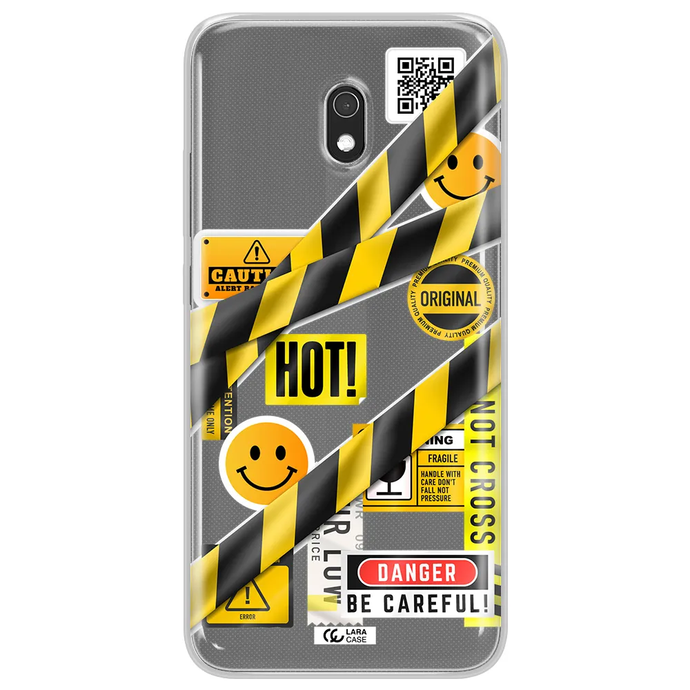 Be Careful Xiaomi Redmi 8A Clear TPU Case