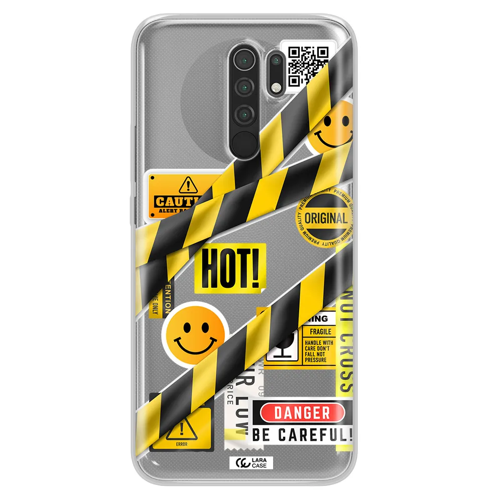 Be Careful Xiaomi Redmi 9 Clear TPU Case