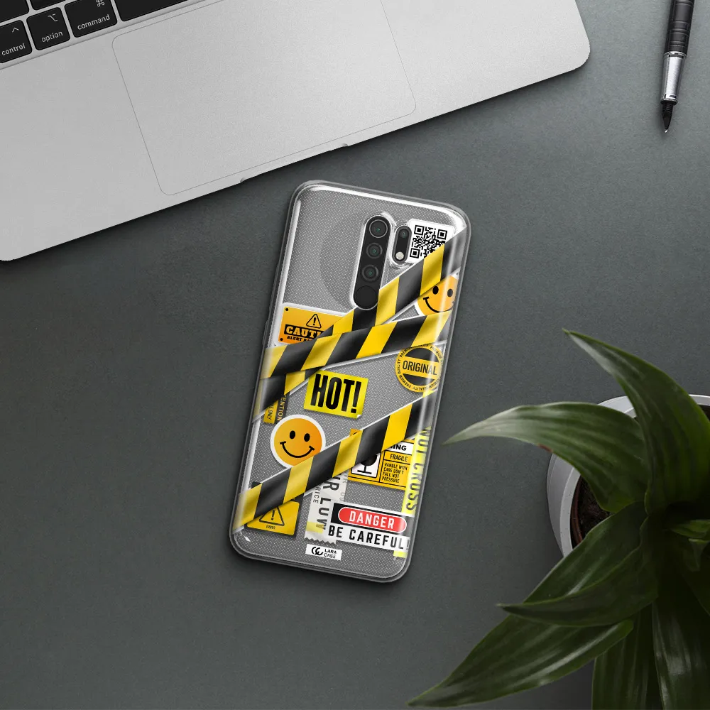 Be Careful Xiaomi Redmi 9 Clear TPU Case
