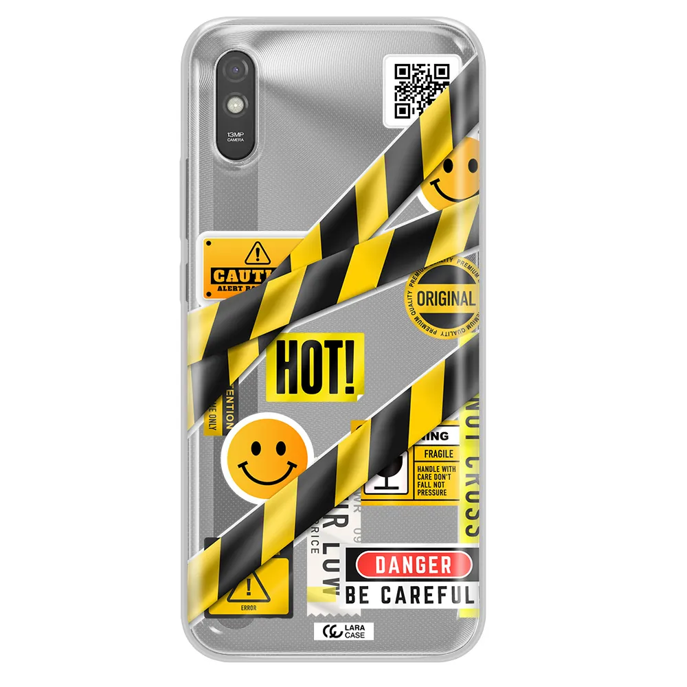 Be Careful Xiaomi Redmi 9A Clear TPU Case