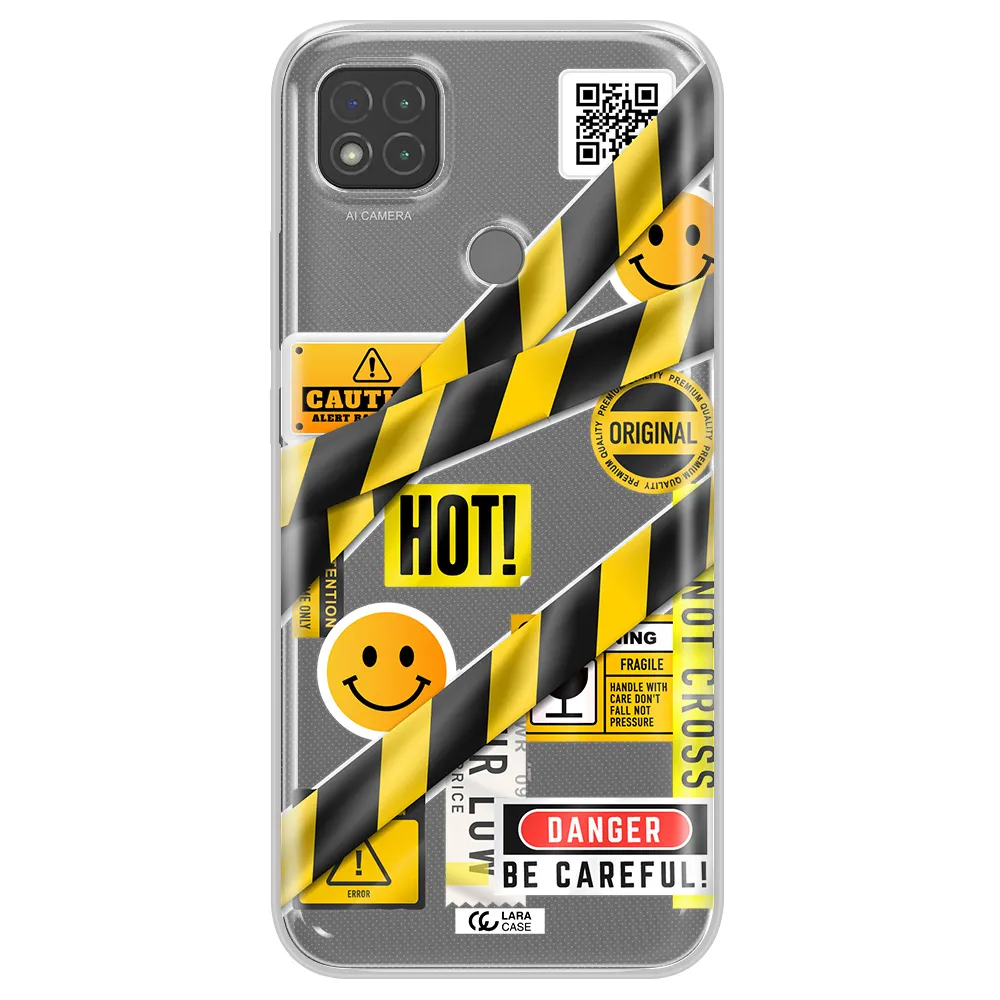 Be Careful Xiaomi Redmi 9C Clear TPU Case