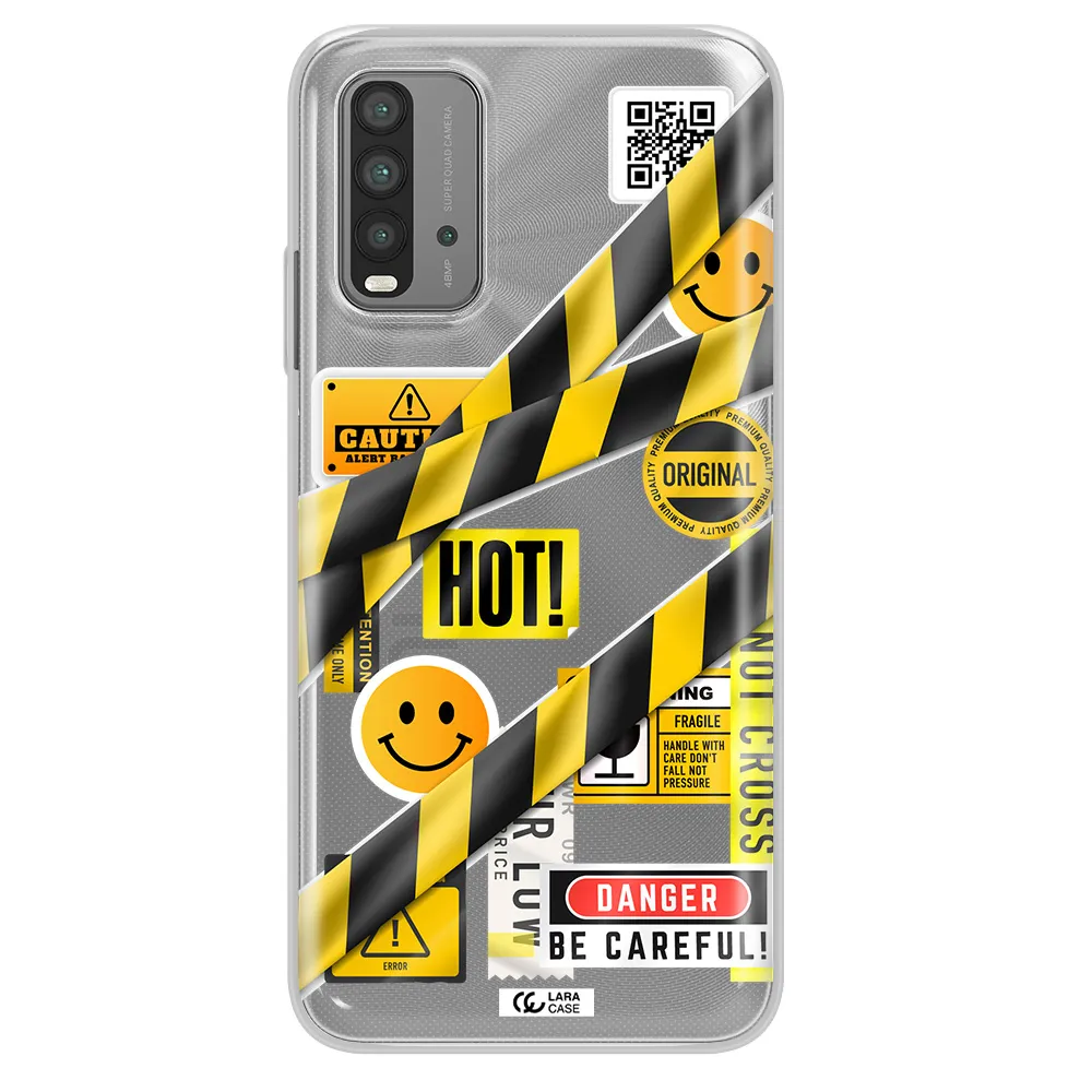 Be Careful Xiaomi Redmi 9T Clear TPU Case