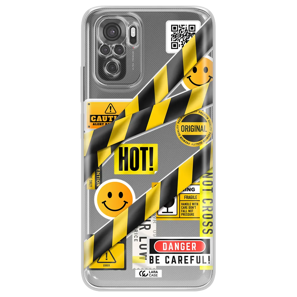 Be Careful Xiaomi Redmi Note 10S Clear Tpu Case