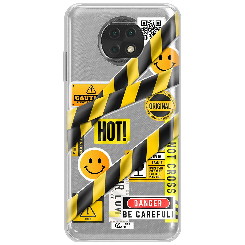 Be Careful Xiaomi Redmi Note 9T Clear Tpu Case