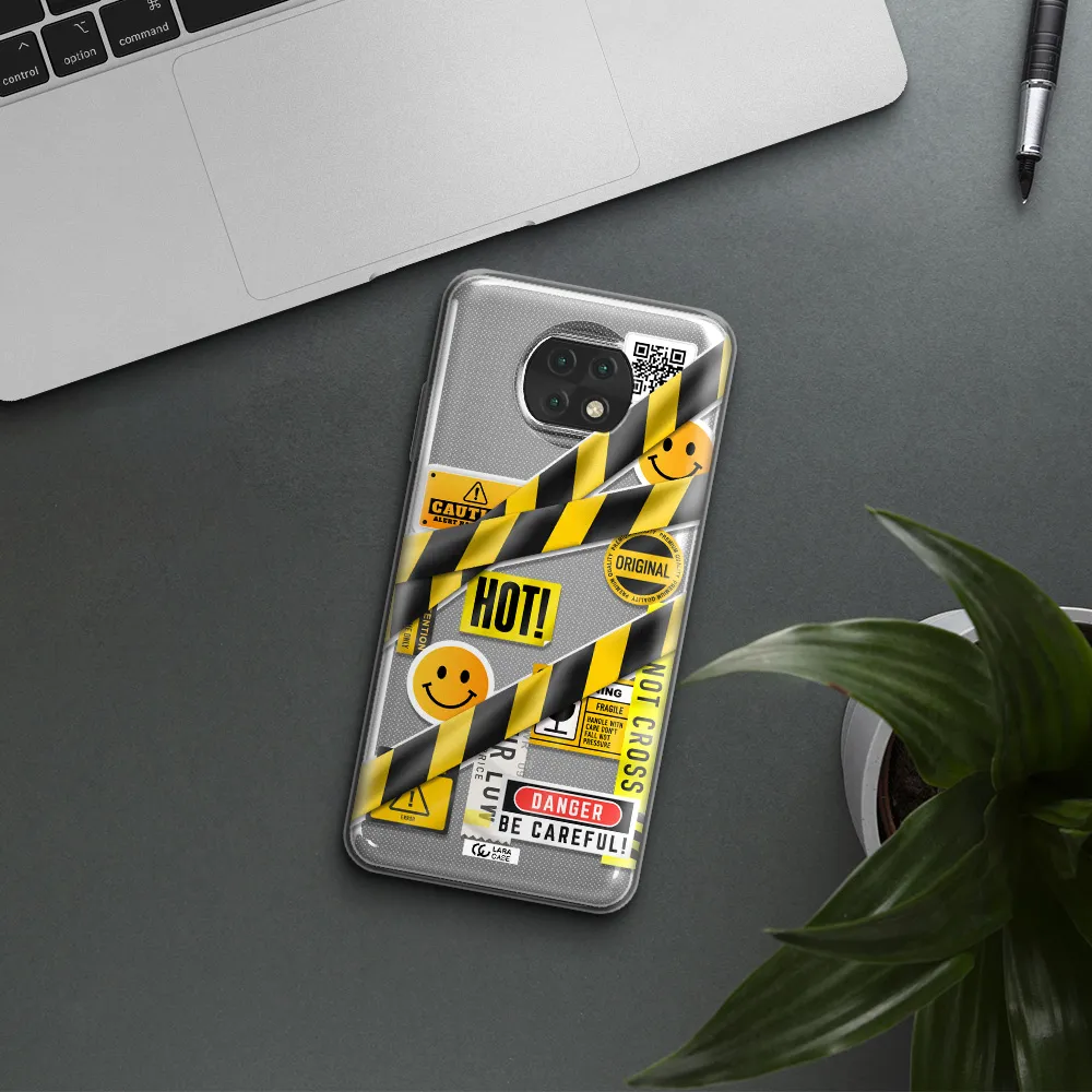 Be Careful Xiaomi Redmi Note 9T Clear Tpu Case