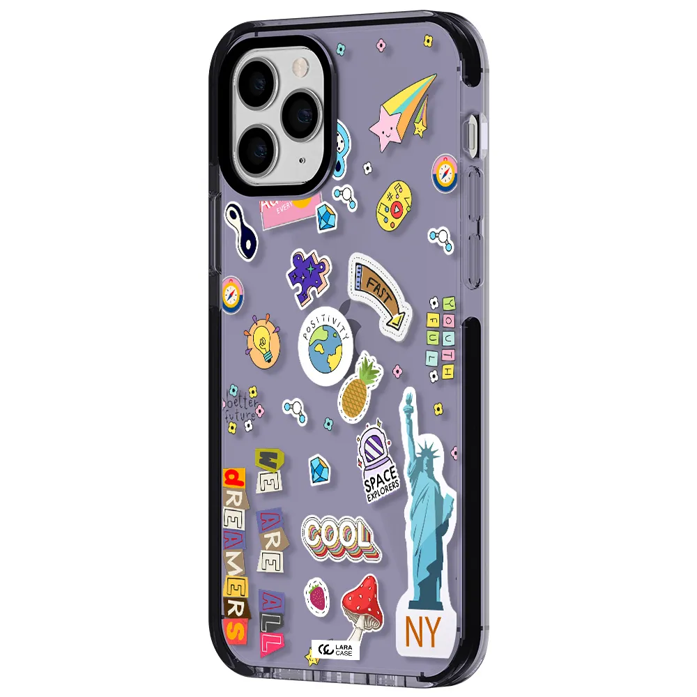 Stickers Apple iPhone 11 pro max impact Lilac Case