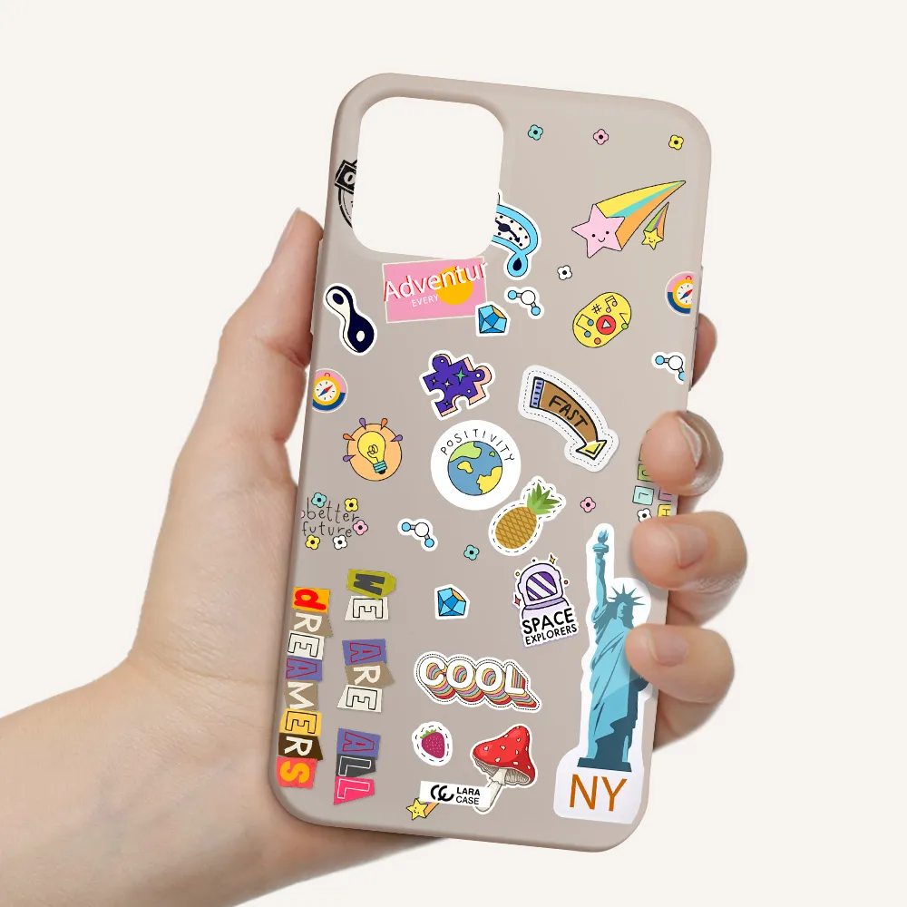 Stickers Apple iPhone 11 pro Silicone Stone Case
