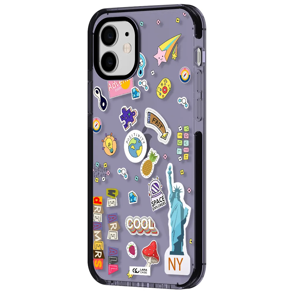 Stickers Apple iPhone 12 impact Lilac Case