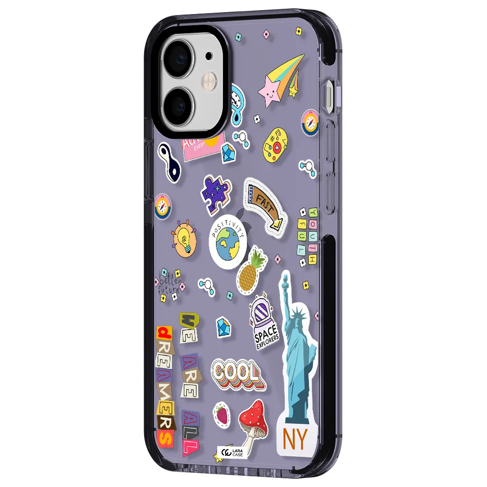 Stickers Apple iPhone 12 mini impact Lilac Case