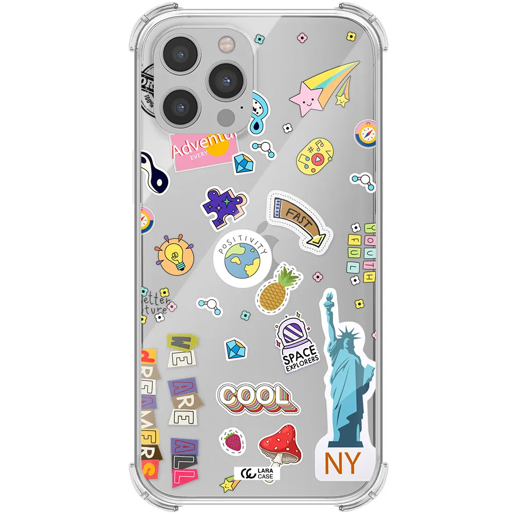 Stickers Apple iPhone 12 pro Clear PC Case