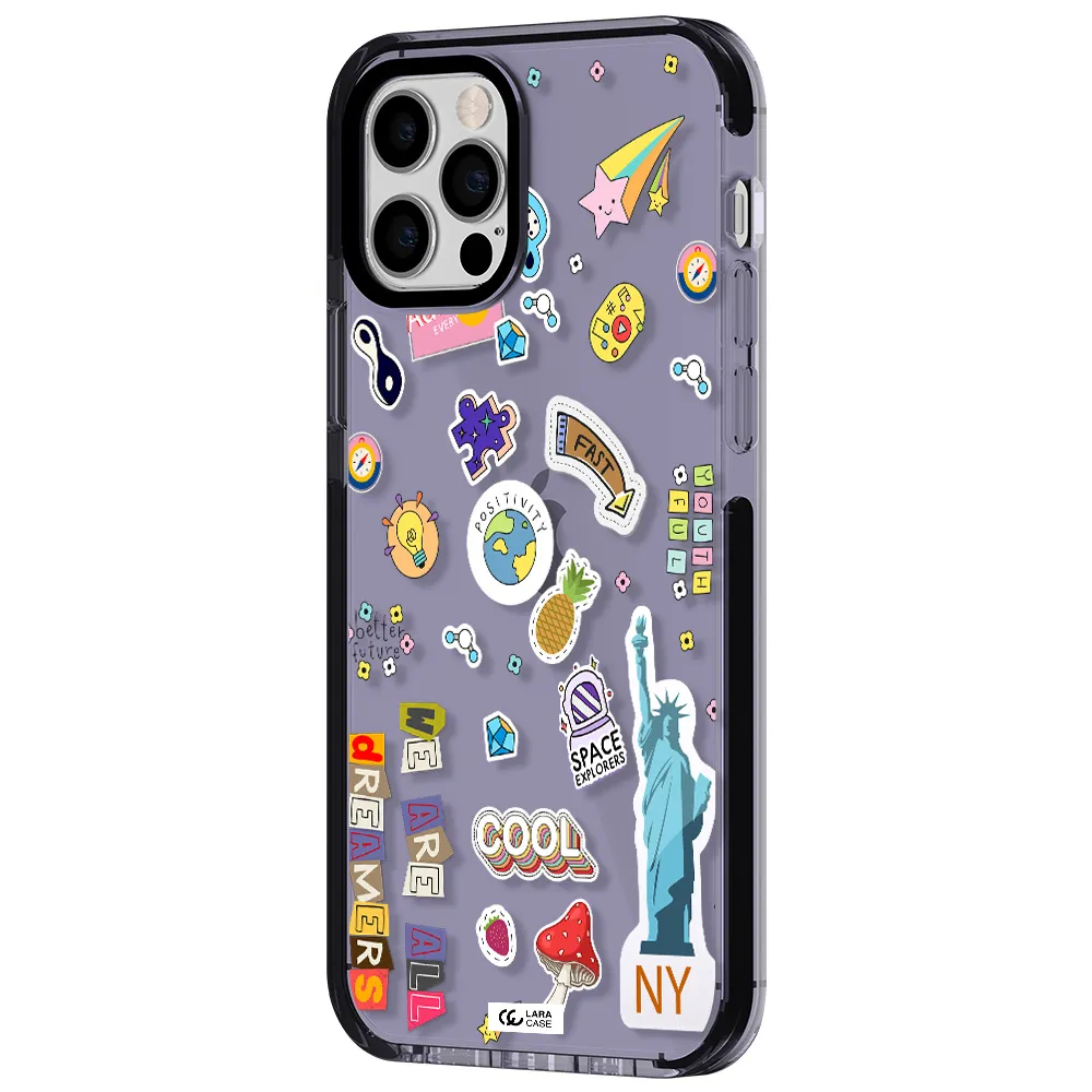 Stickers Apple iPhone 12 pro impact Lilac Case