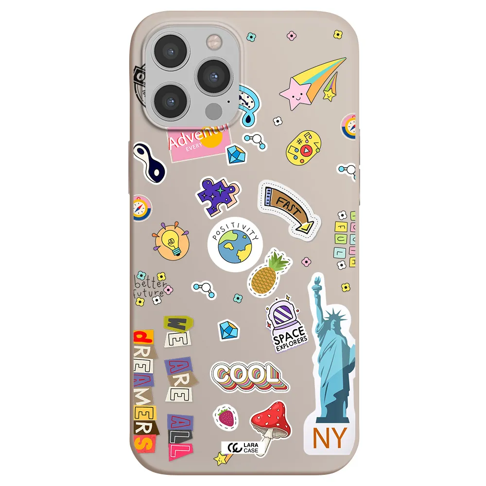 Stickers Apple iPhone 12 pro Silicone Stone Case