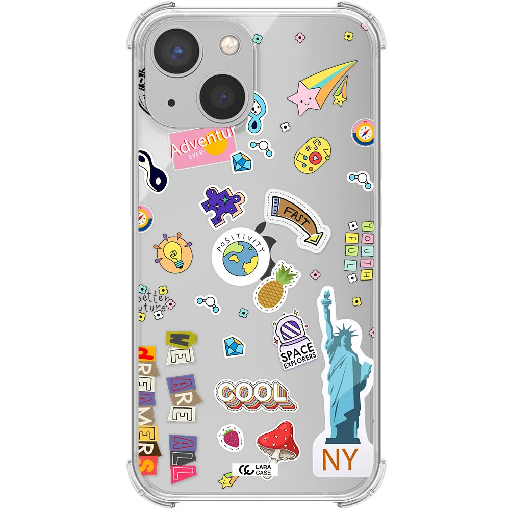 Stickers Apple iPhone 13 Clear PC Case