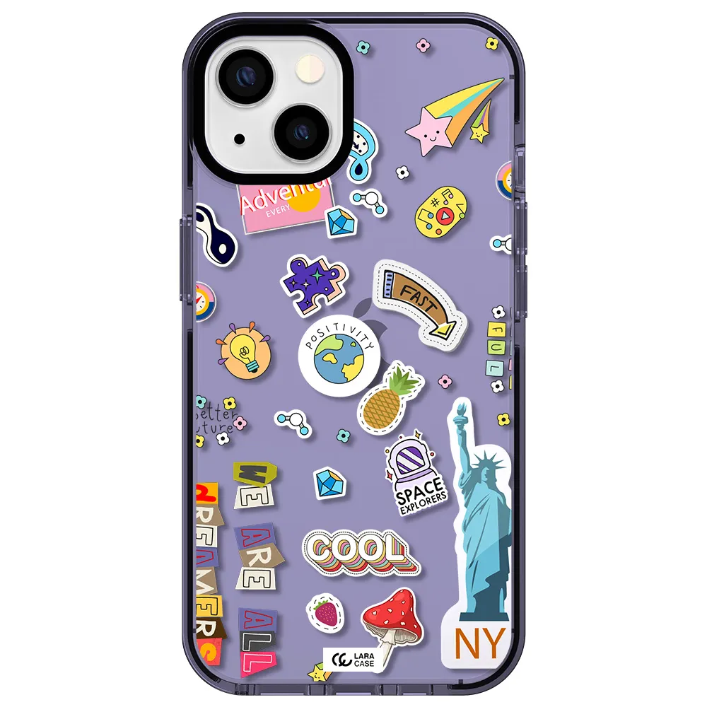 Stickers Apple iPhone 13 impact Lilac Case