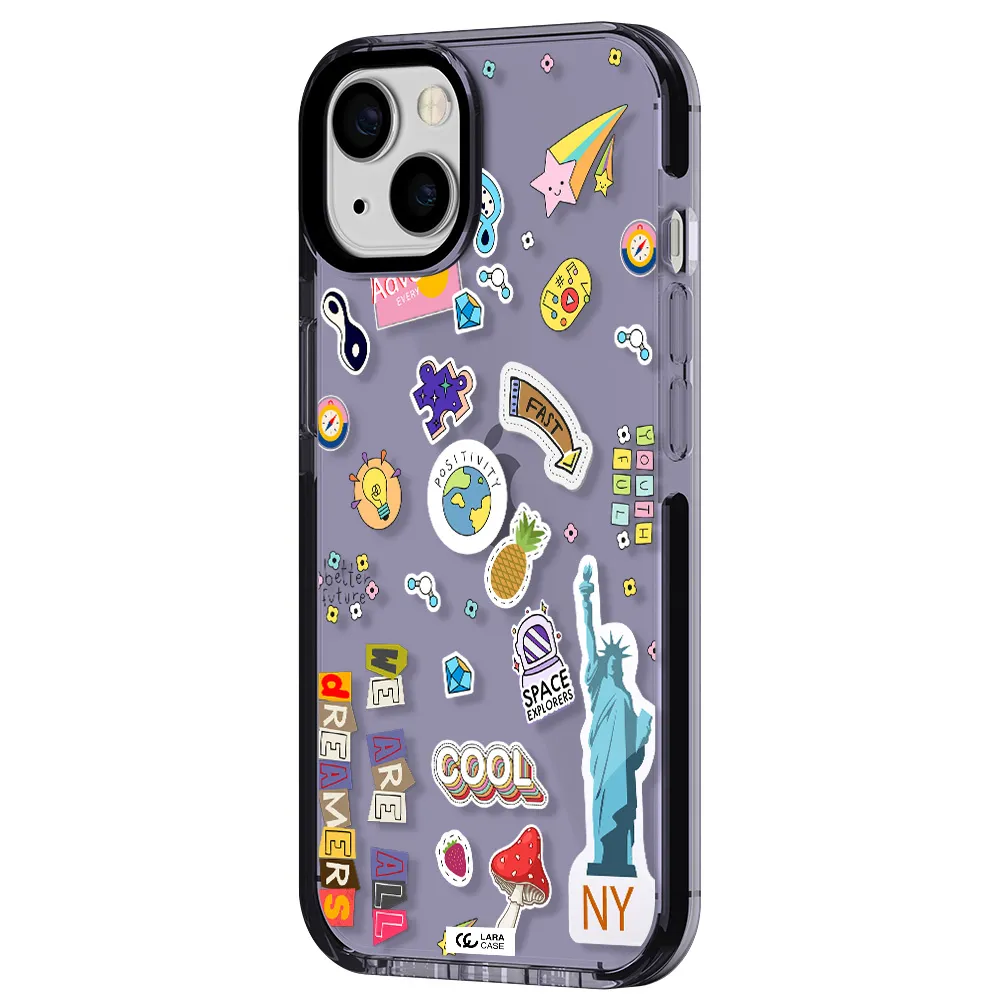 Stickers Apple iPhone 13 impact Lilac Case