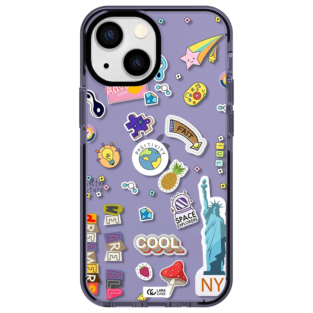 Stickers Apple iPhone 13 mini impact Lilac Case