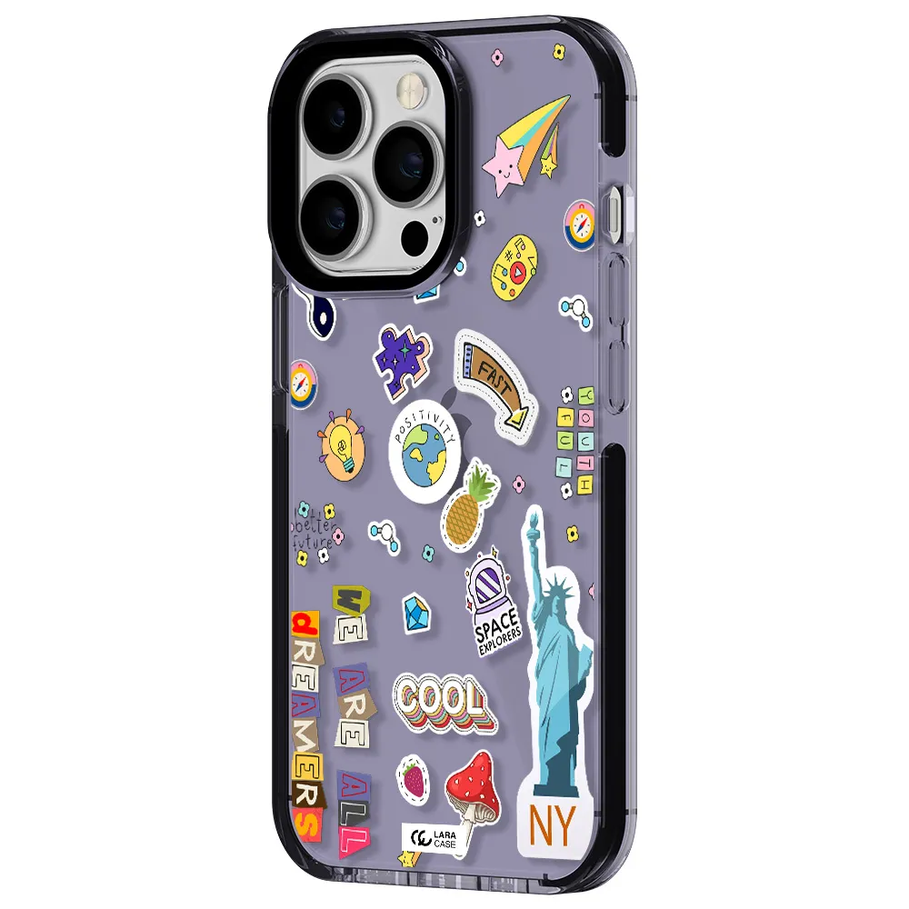 Stickers Apple iPhone 13 Pro impact Lilac Case