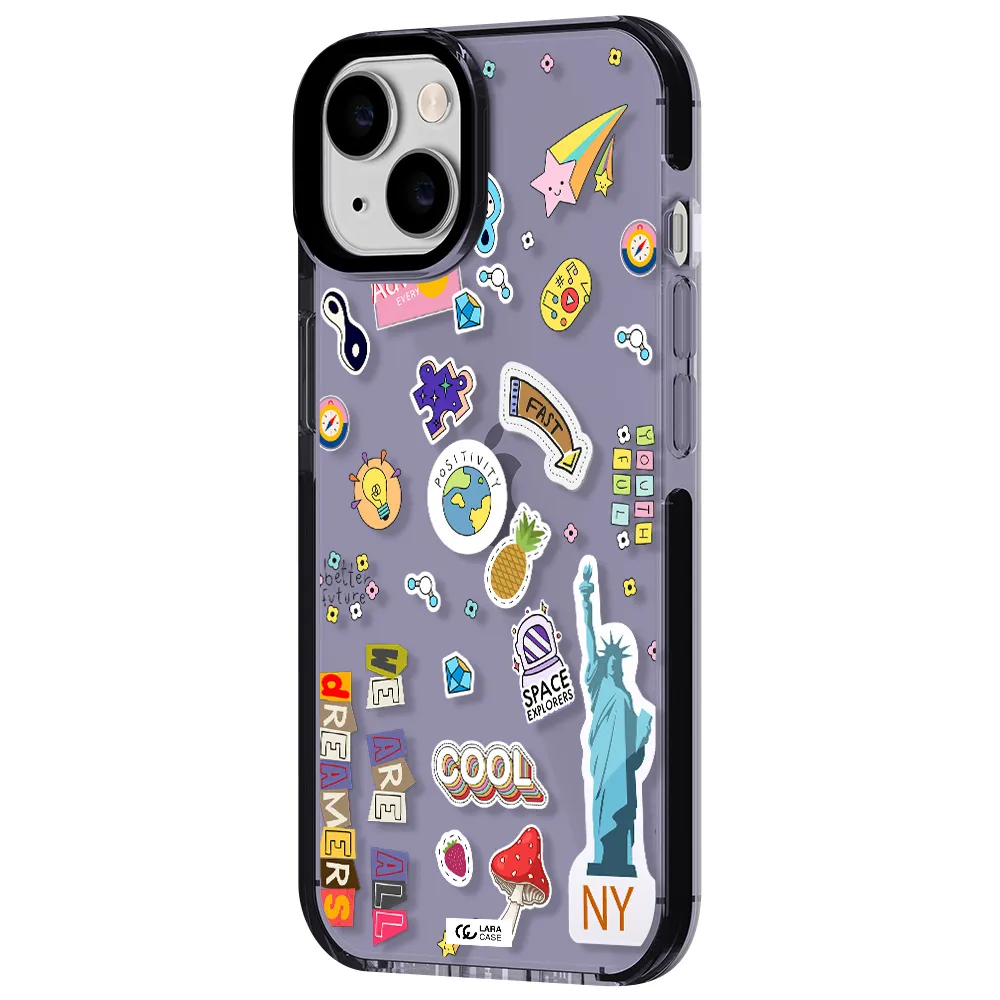 Stickers Apple iPhone 14 impact Lilac Case