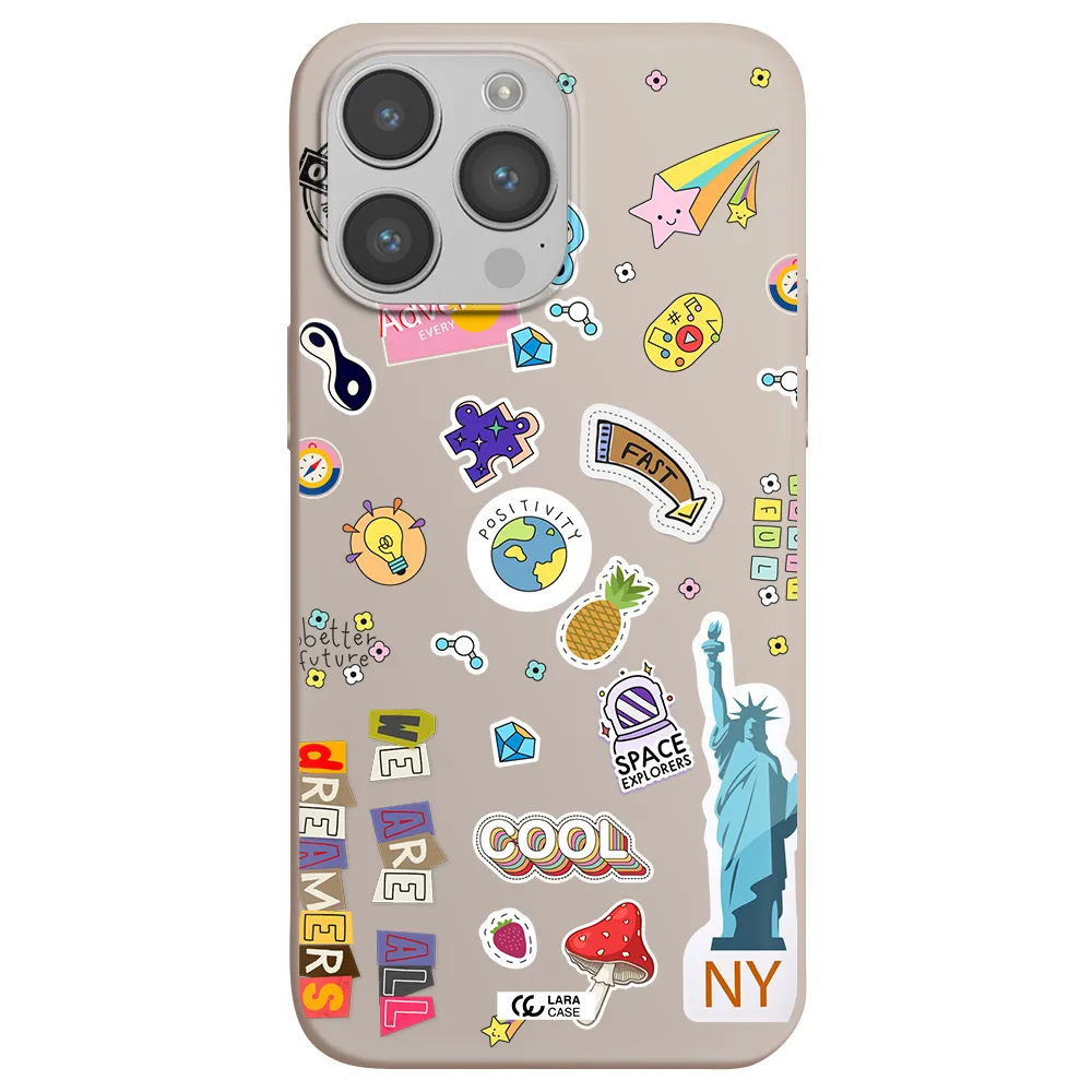 Stickers Apple iPhone 14 pro Silicone Stone Case