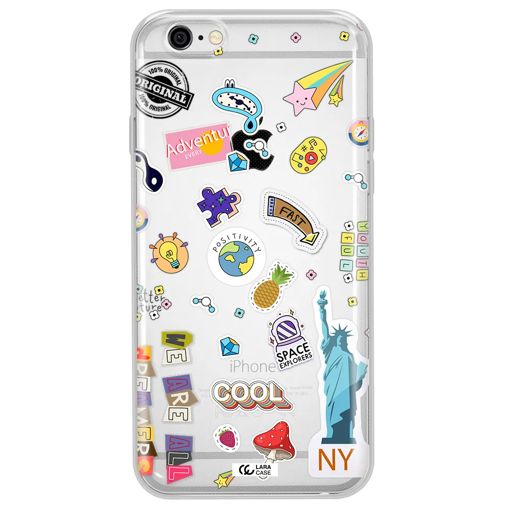 Stickers Apple iPhone 6 Clear TPU Case