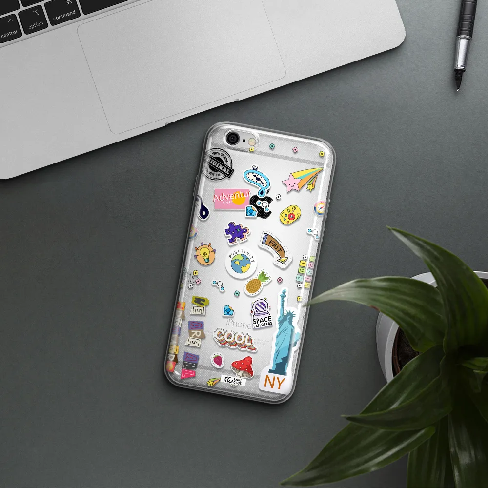 Stickers Apple iPhone 6 Clear TPU Case