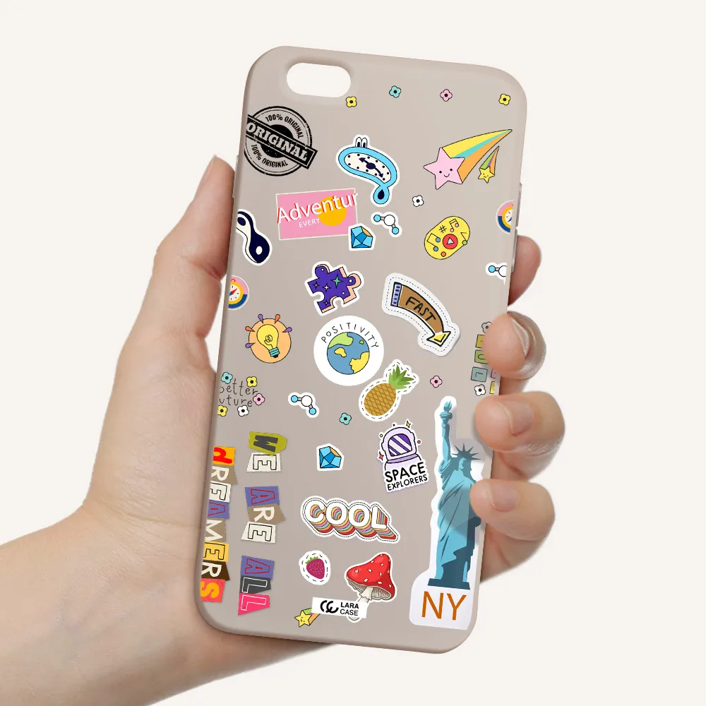Stickers Apple iPhone 6 plus Silicone Stone Case