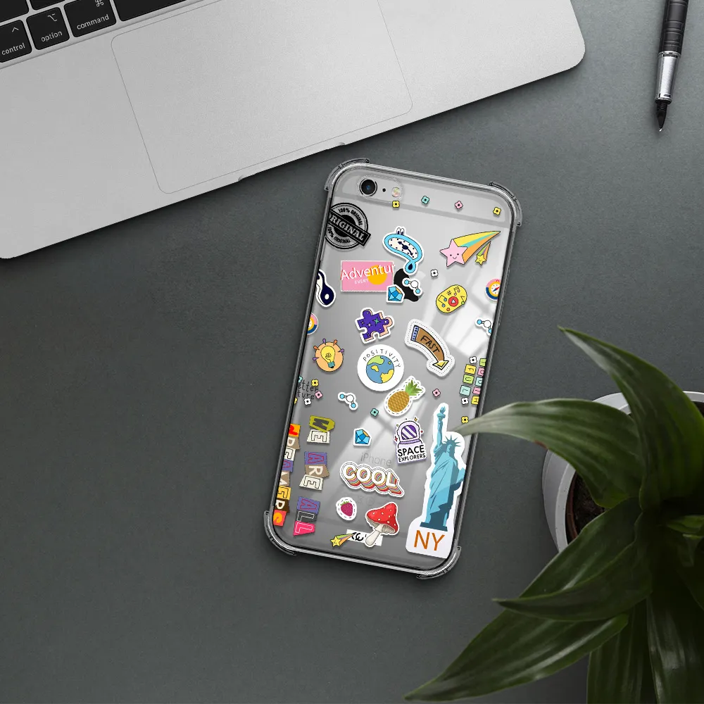 Stickers Apple iPhone 6 s plus Clear PC Case