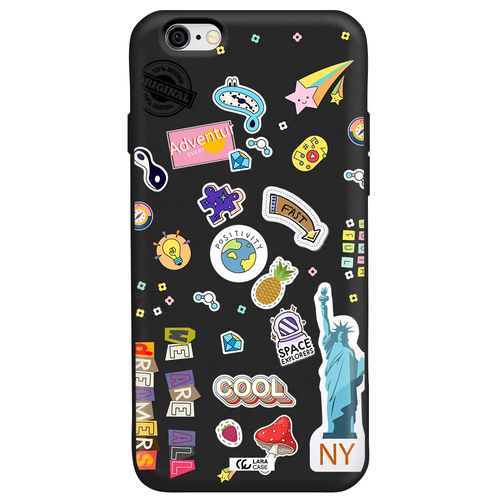 Stickers Apple iPhone 6 Silicone black Case