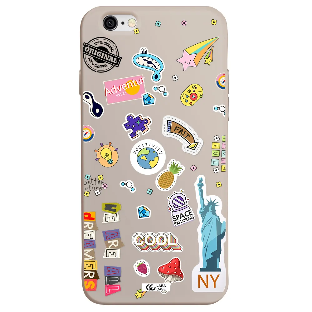 Stickers Apple iPhone 6 Silicone Stone Case