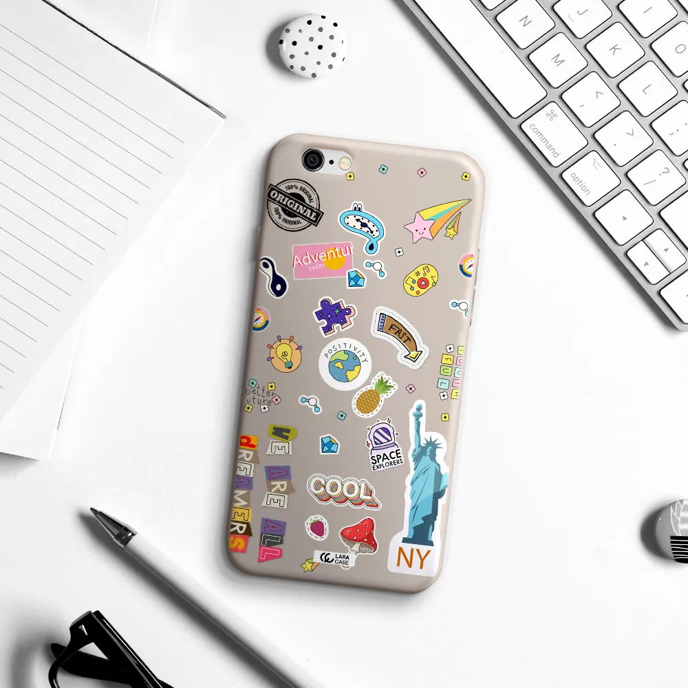 Stickers Apple iPhone 6 Silicone Stone Case