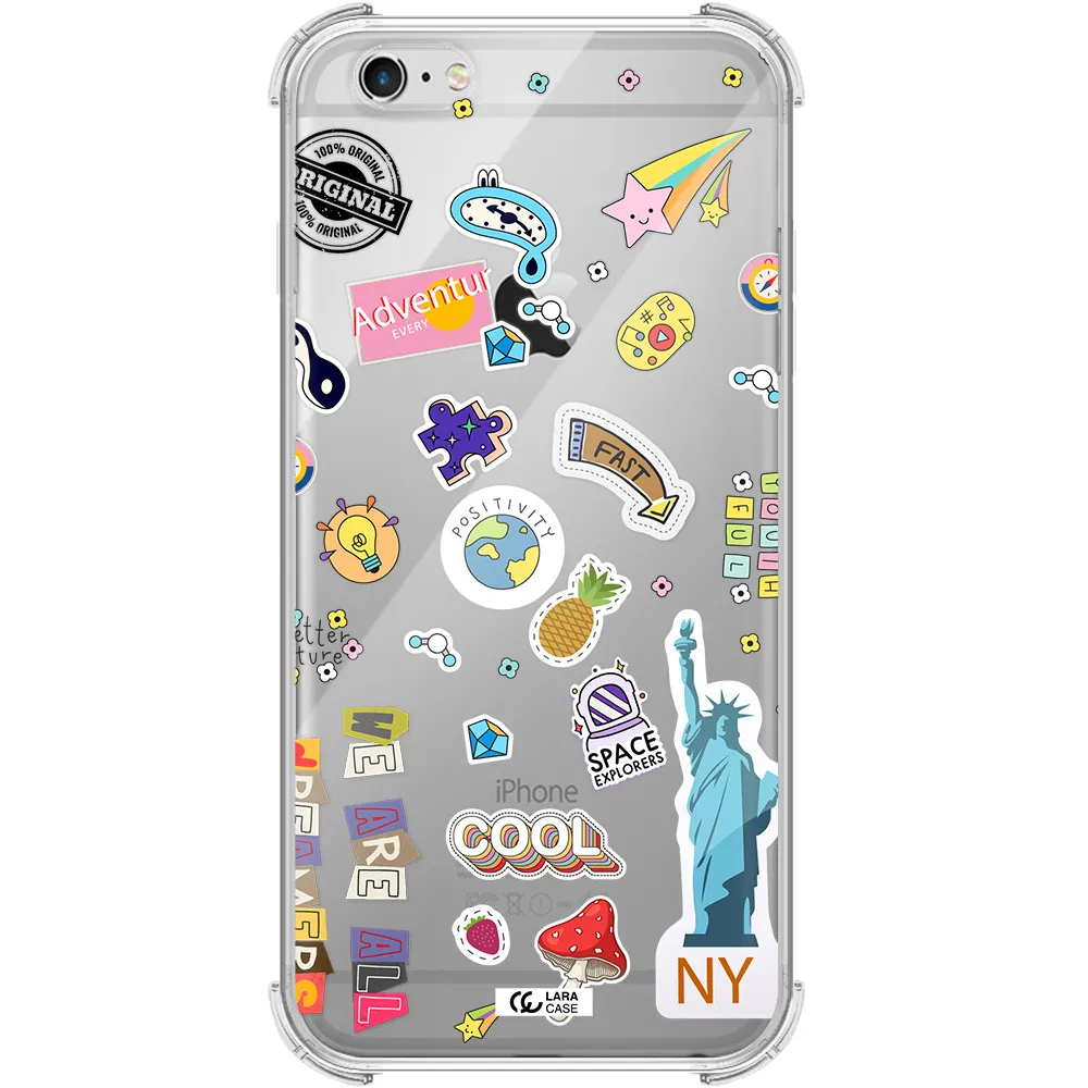 Stickers Apple iPhone 6S Clear PC Case