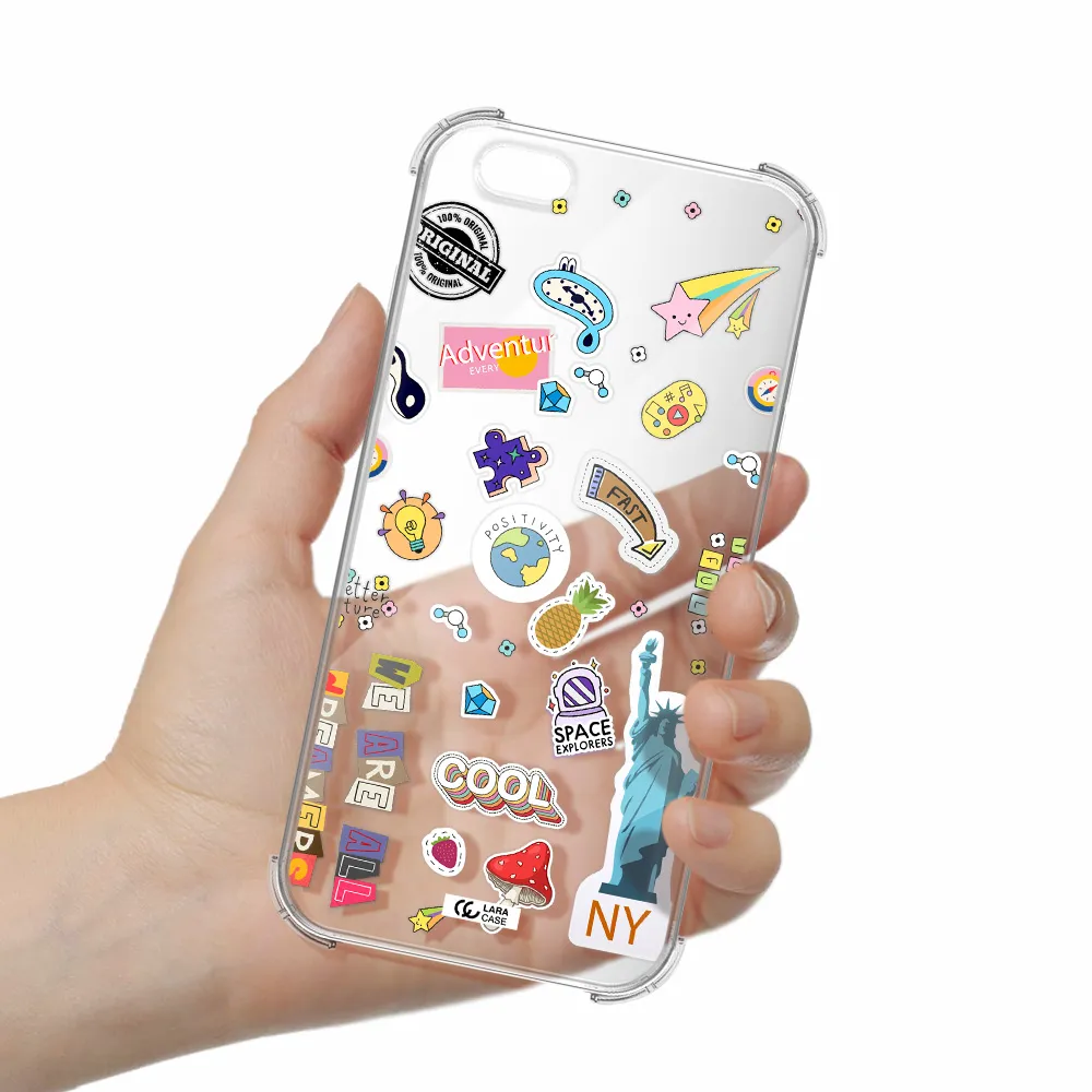 Stickers Apple iPhone 6S Clear PC Case