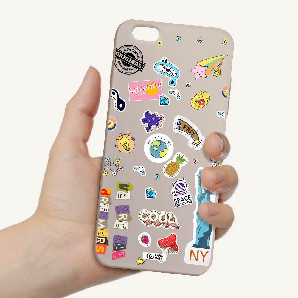 Stickers Apple iPhone 6S Silicone Stone Case
