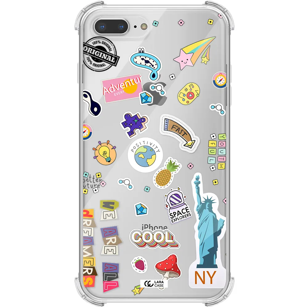 Stickers Apple iPhone 7 plus Clear PC Case
