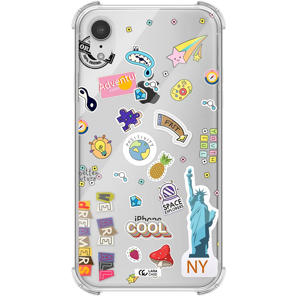 Stickers Apple iPhone XR Clear PC Case
