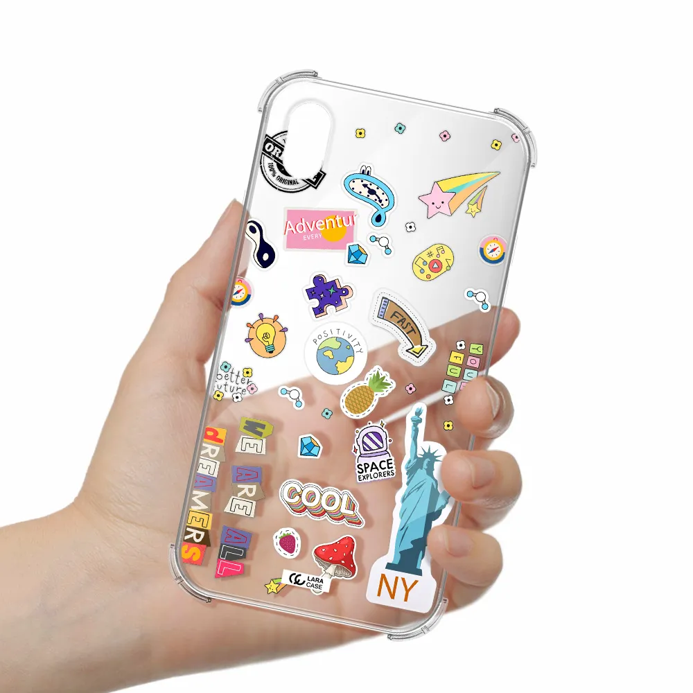 Stickers Apple iPhone XR Clear PC Case