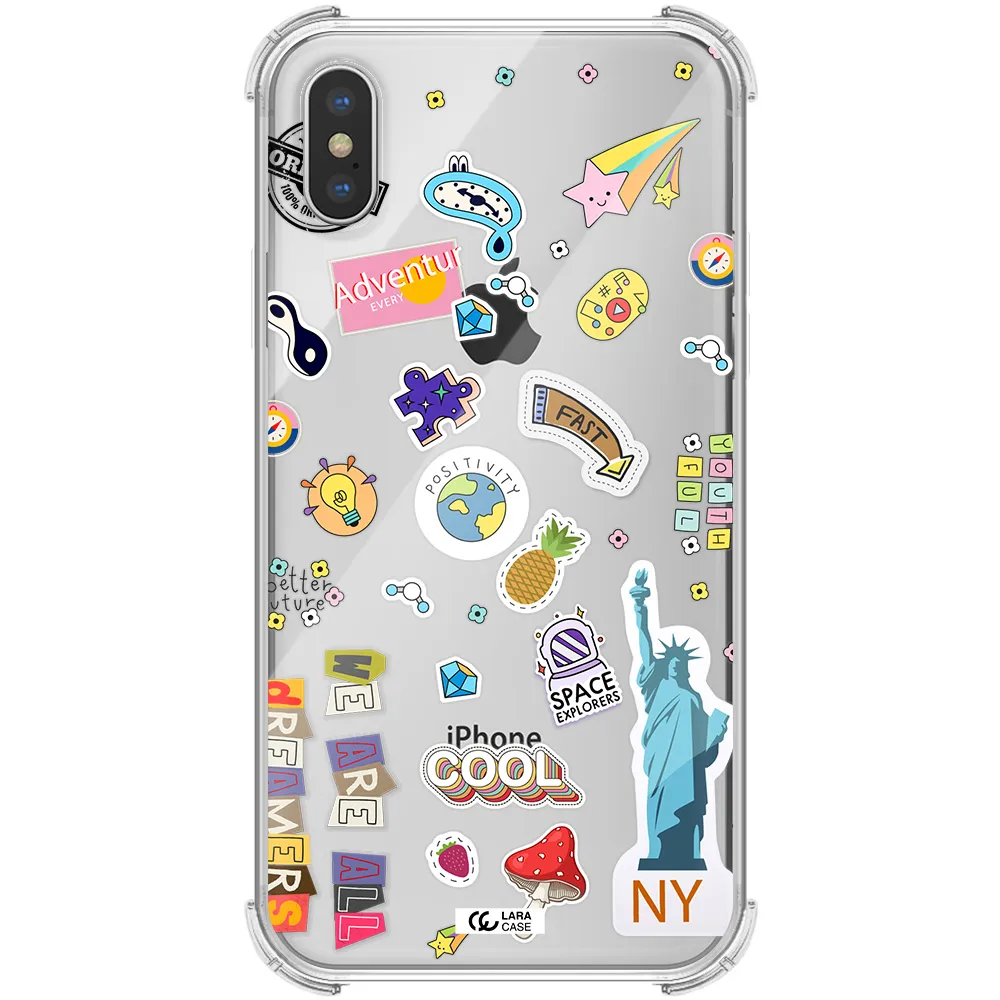Stickers Apple iPhone XS Clear PC Case
