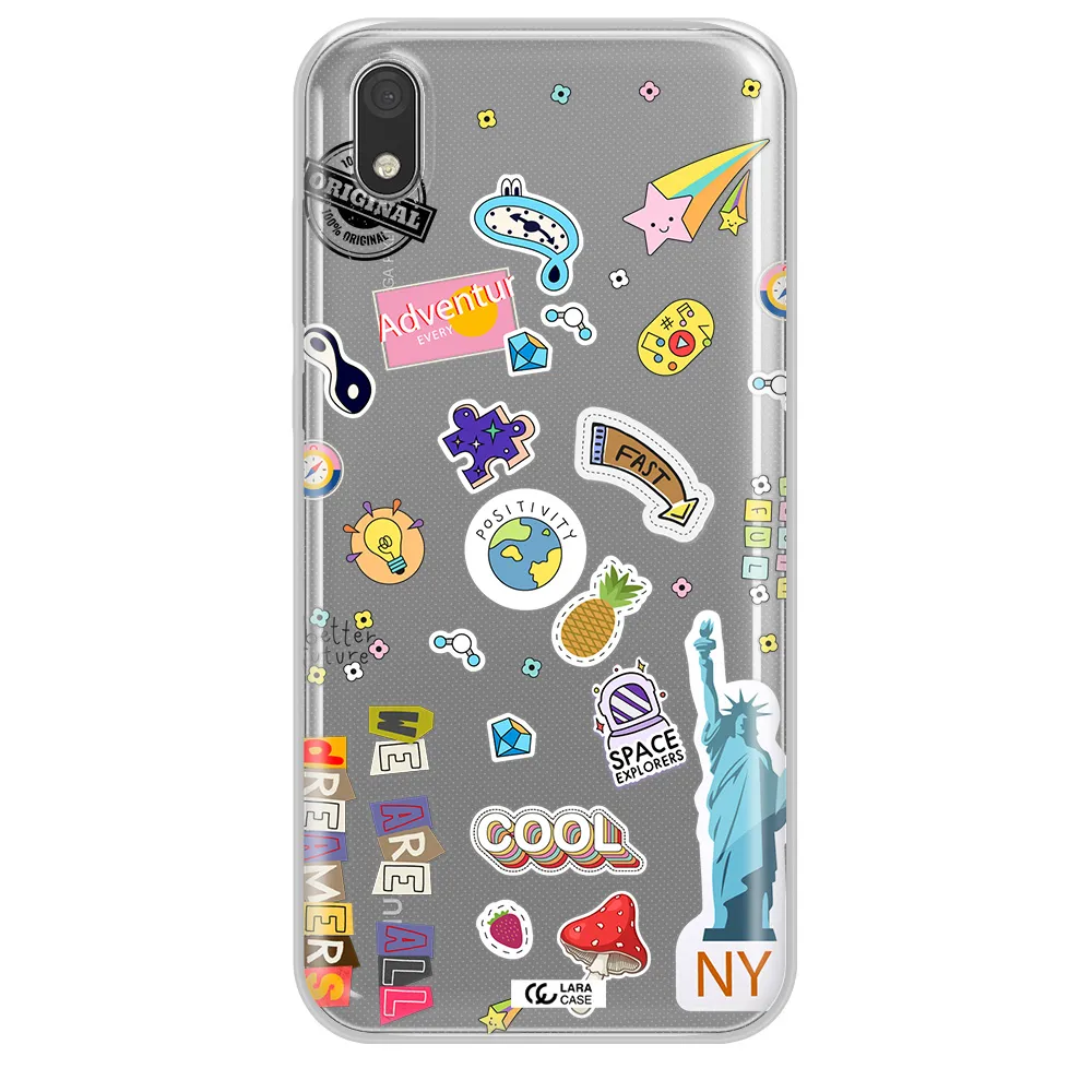 Stickers Huawei Honor 8S Clear TPU Case
