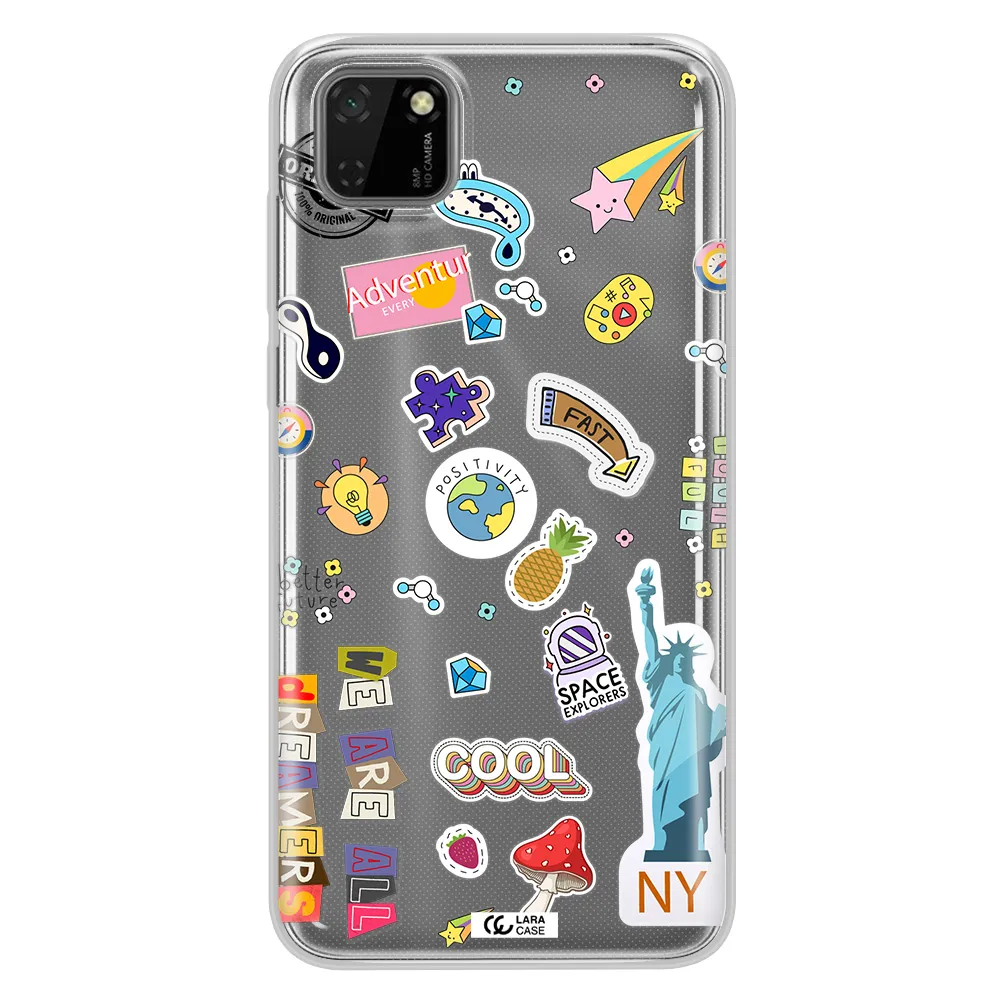 Stickers Huawei Honor 9S Clear TPU Case