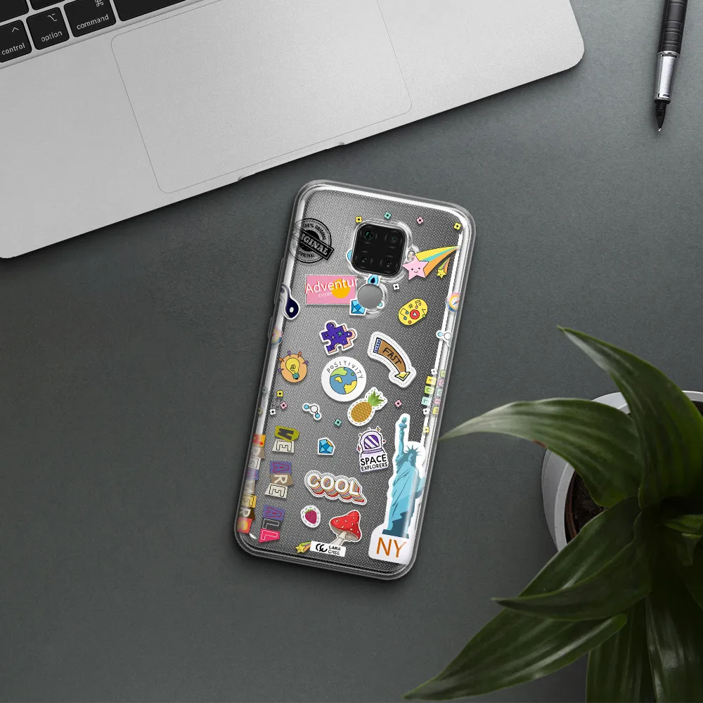 Stickers Huawei Mate 30 Lite Clear TPU Case
