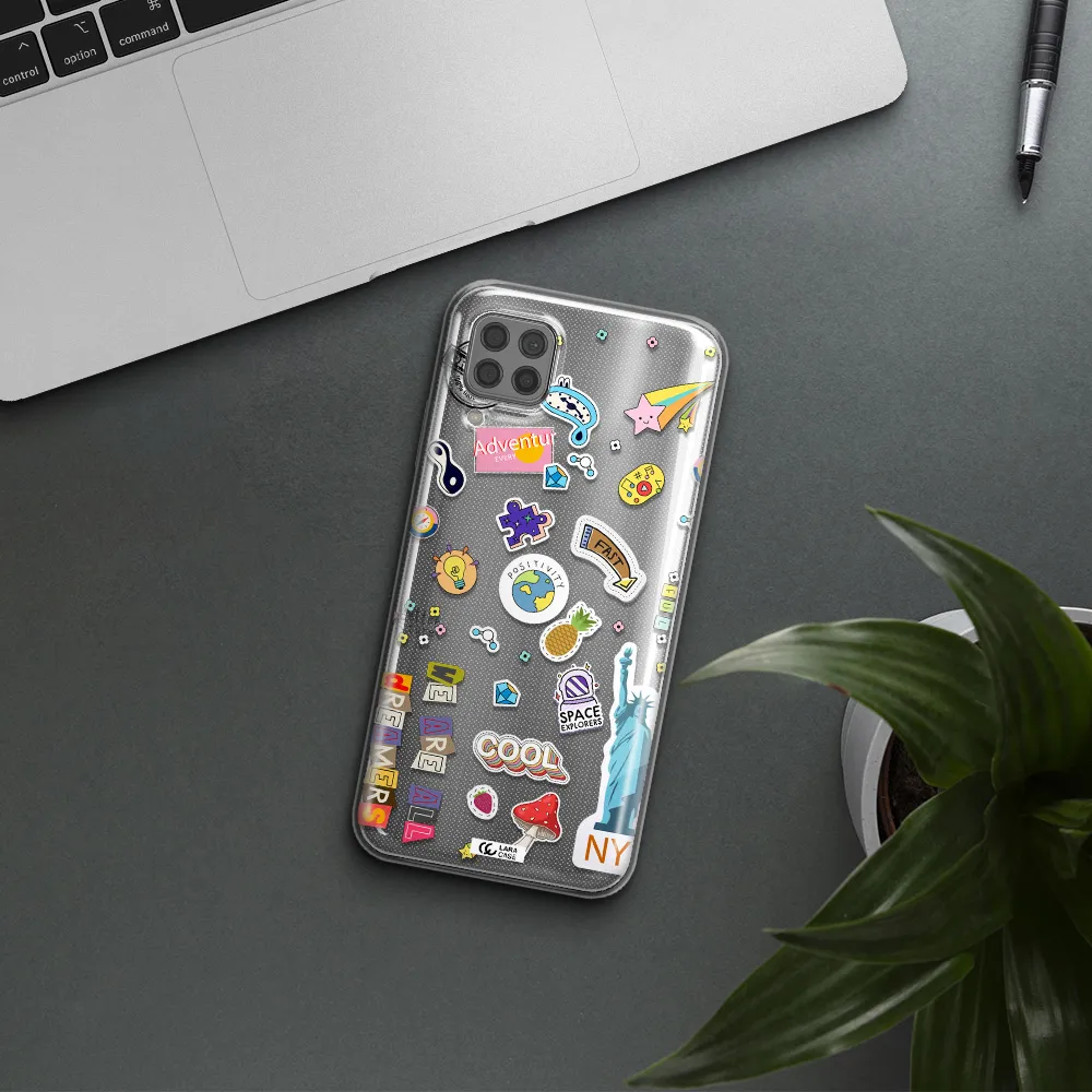 Stickers Huawei P40 Lite Clear TPU Case