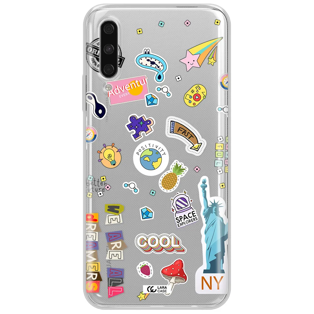 Stickers Huawei Y9S Clear Tpu Case