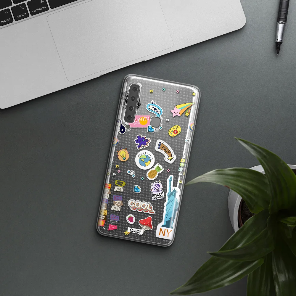 Stickers Samsung A9 2018 Clear TPU Case
