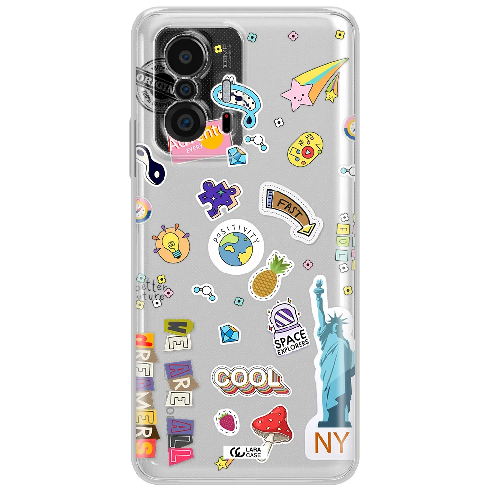 Stickers Xiaomi 11T Clear Tpu Case