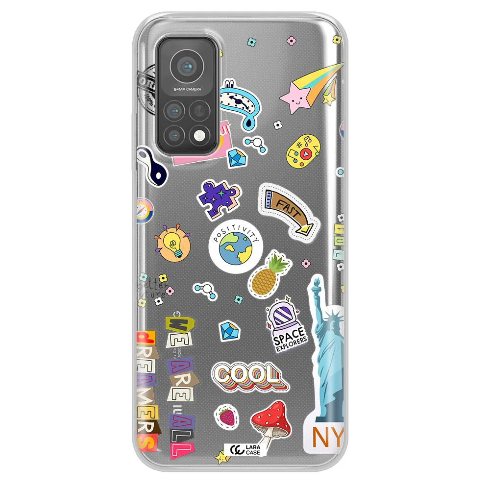 Stickers Xiaomi Mi 10 T Pro Clear TPU Case