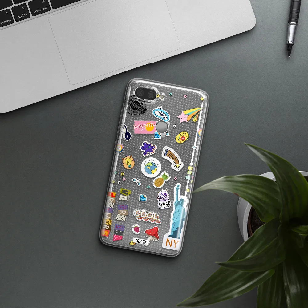 Stickers Xiaomi Mi 8 Lite Clear TPU Case