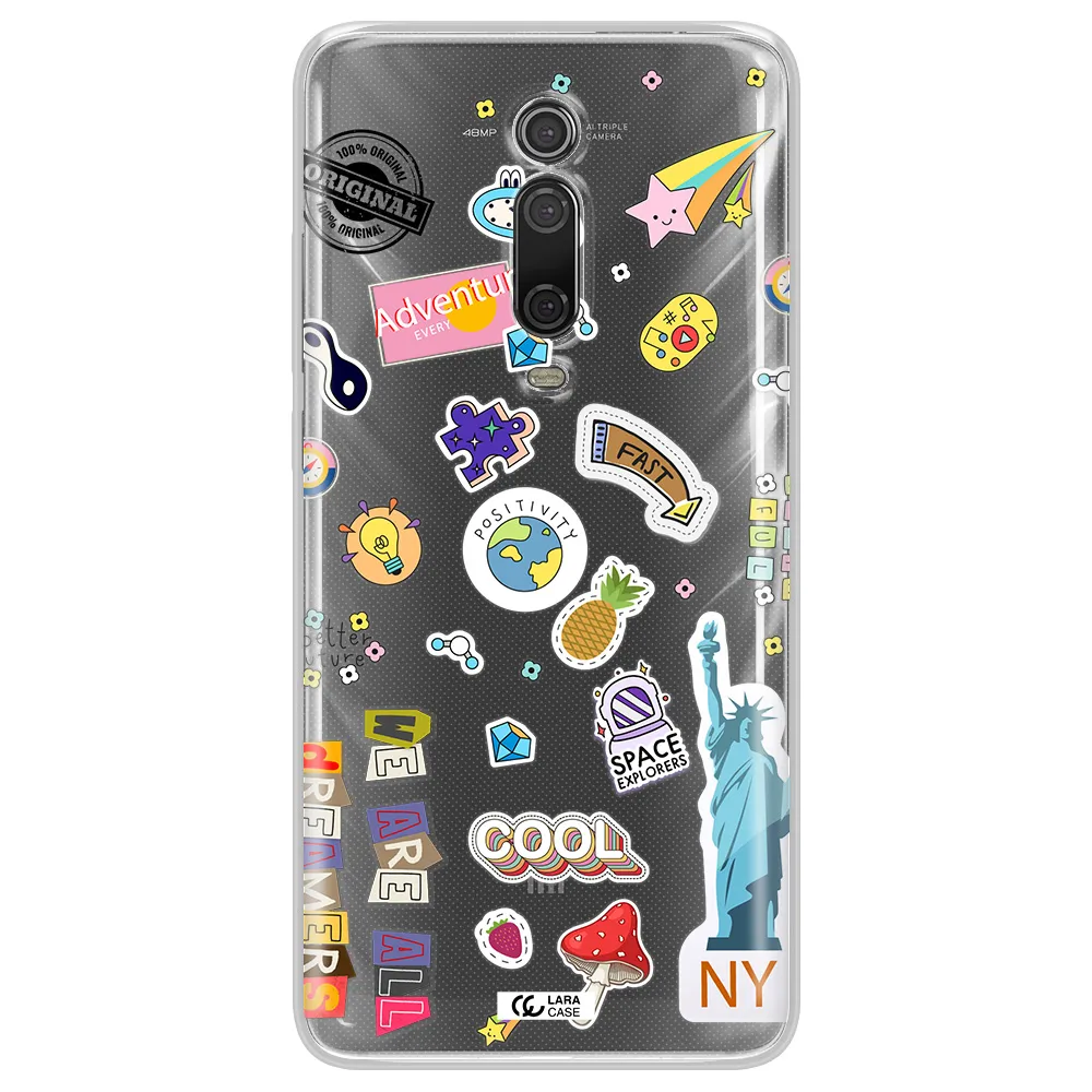 Stickers Xiaomi Mi 9T Clear TPU Case
