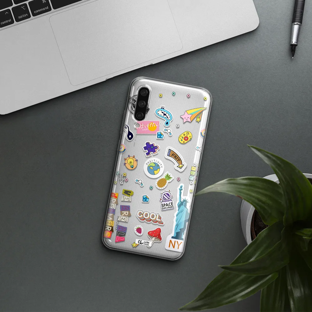 Stickers Xiaomi Mi A3 Clear Tpu Case