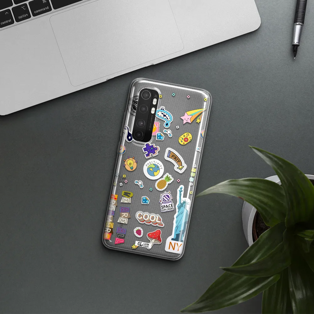 Stickers Xiaomi Mi Note 10 Lite Clear TPU Case